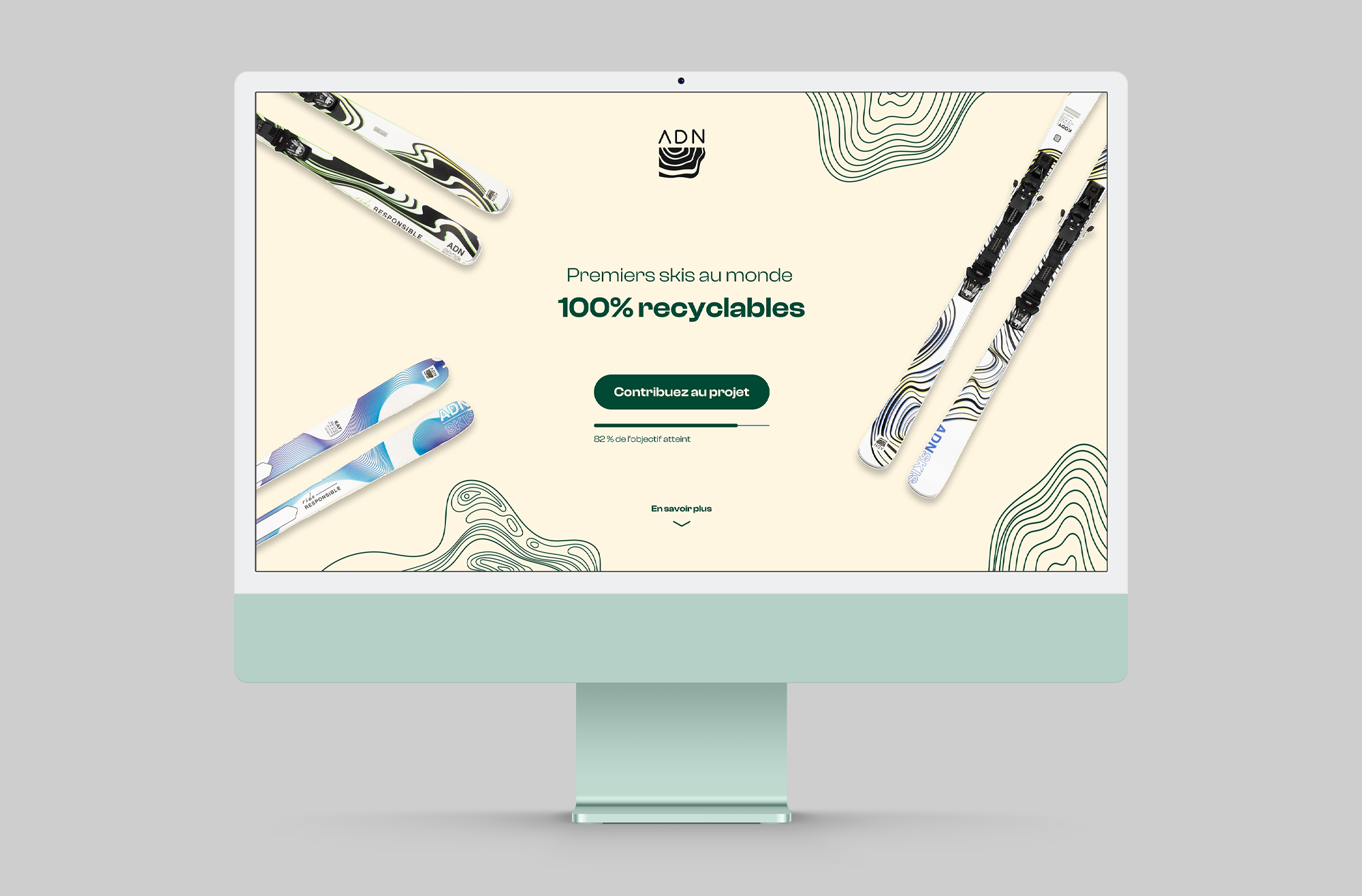 Mise en situation du projet de site Internet d'ADN Ski
